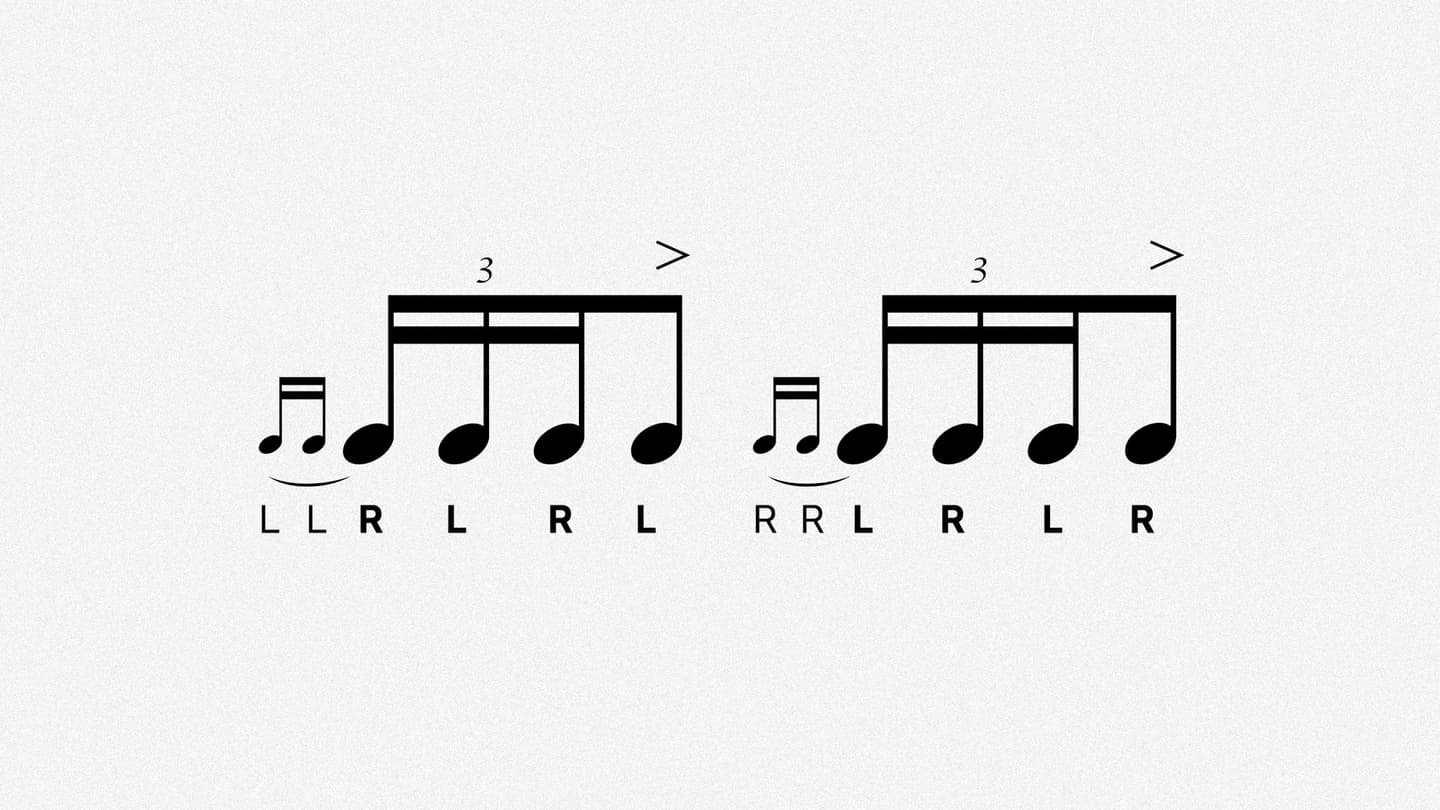 single ratamacue rudiment