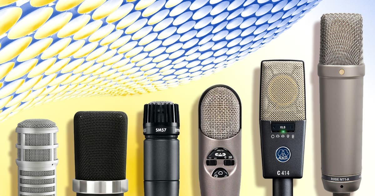 Read - <a href="https://blog-dev.landr.com/how-choose-microphone/" target="_blank" rel="noopener">Buying Your First Mic: The 4 Step Guide</a> 